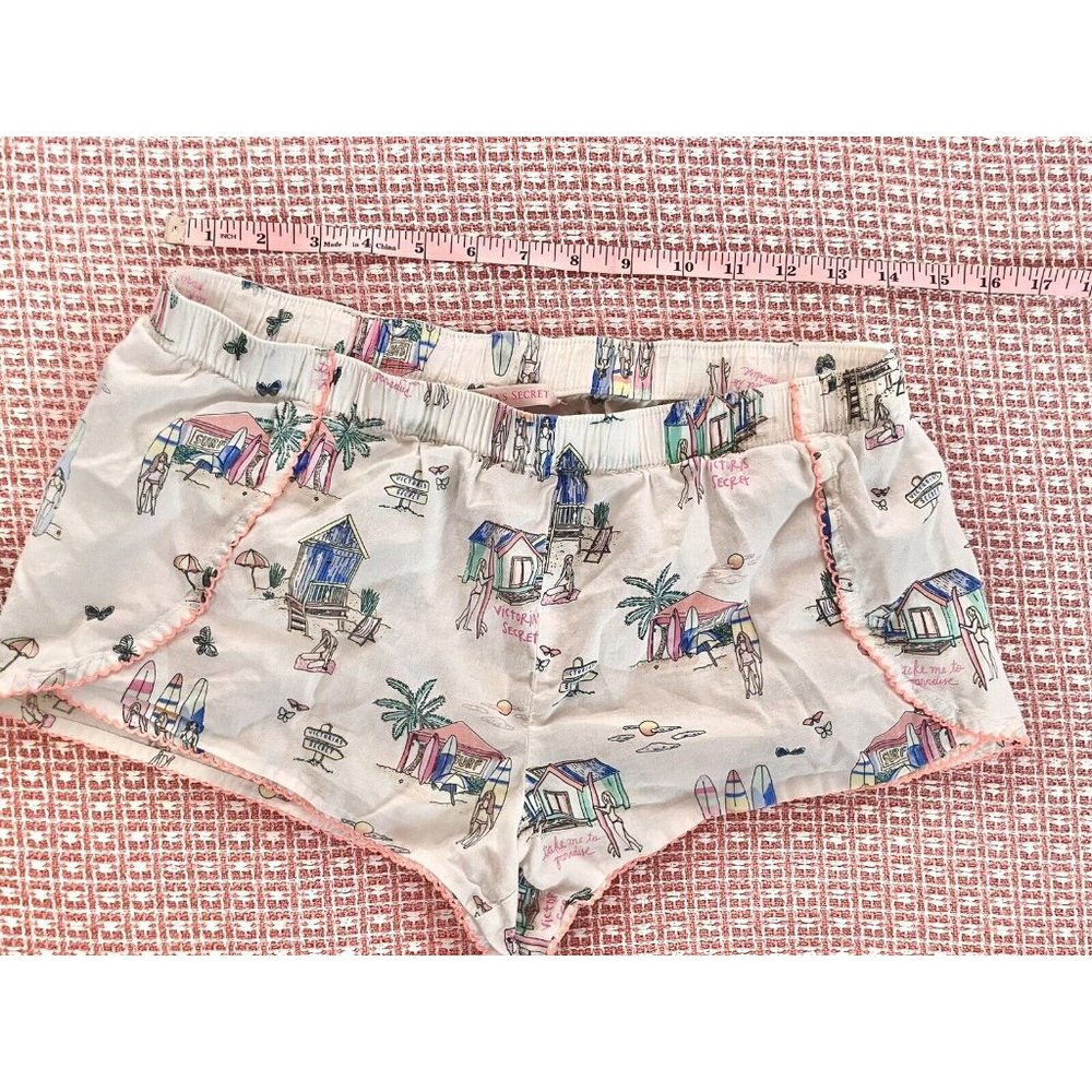 VICTORIA'S SECRET  Take Me to Paradise Pajama Shorts Size Small